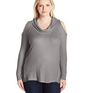 NWT French Laundry cold shoulder top size L / 0063